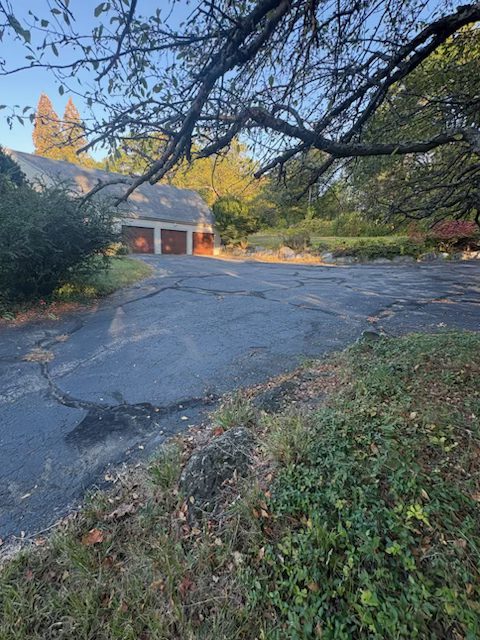 Another driveway before sealcoating